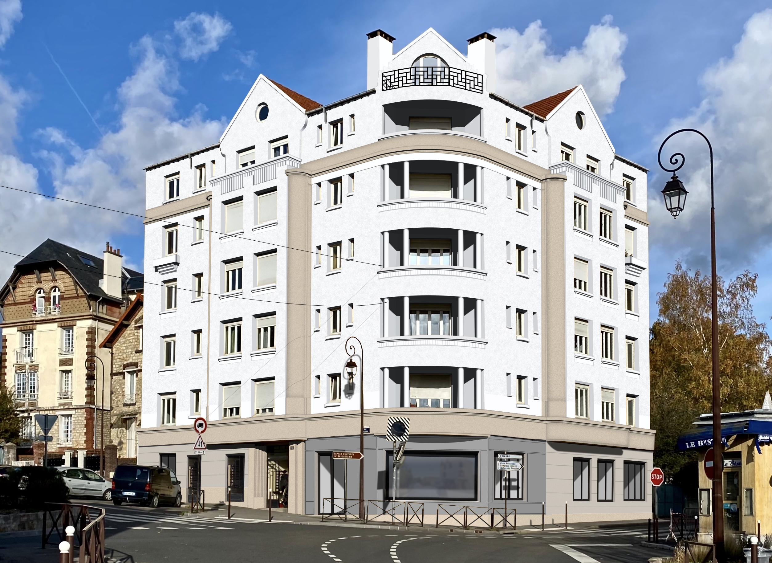 Montmorency — perspective projet gris