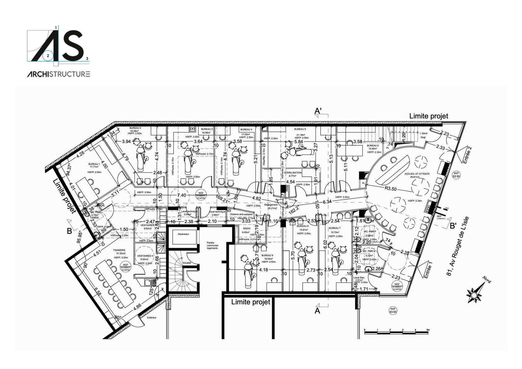 Vitry-sur-Seine — plan cabinet dentaire