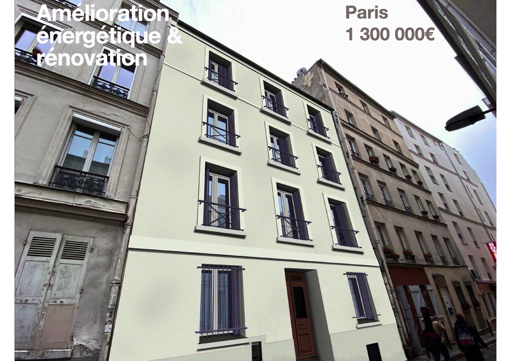 Paris — amélioration énergétique façade