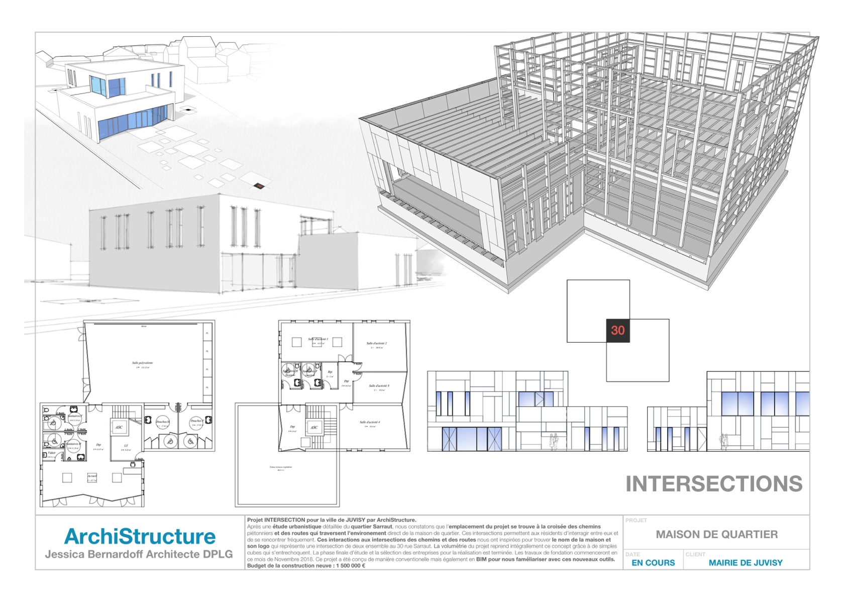 Juvisy — maison de quartier Intersections