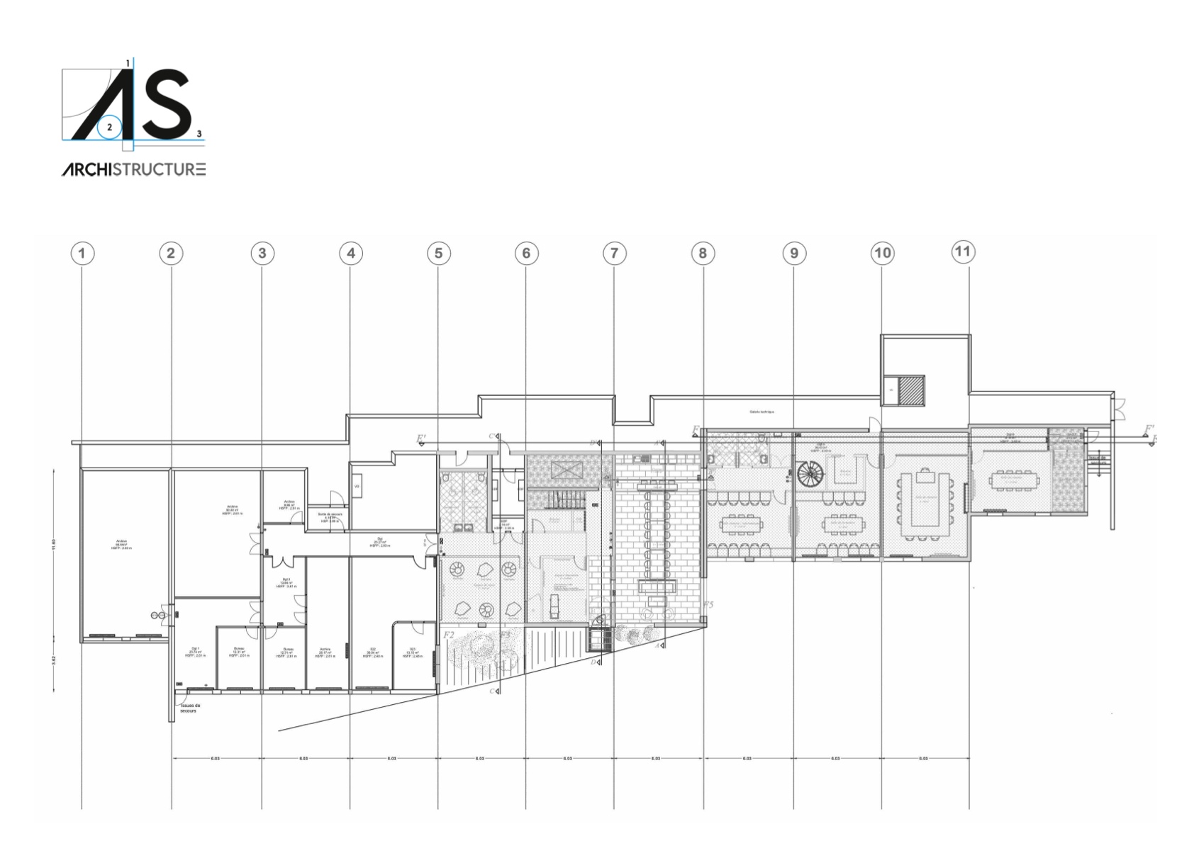 Bobigny — plan de masse bureaux